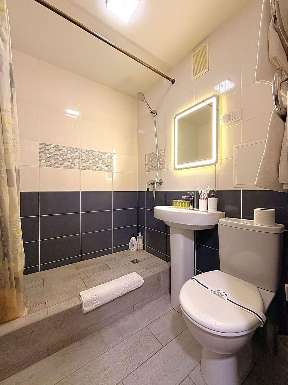 Shower, Toilet, Bathroom, bidet, towels