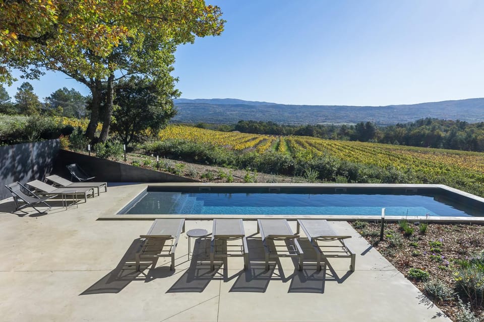 Natural landscape, Mountain view, Pool view, Swimming pool