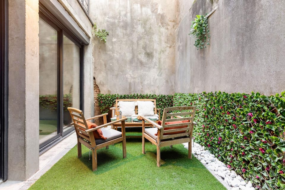 Patio, Facade/entrance, Garden, Garden view