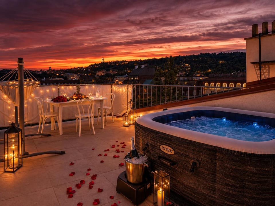 Royal Skyline Penthouse Apartment in Prague