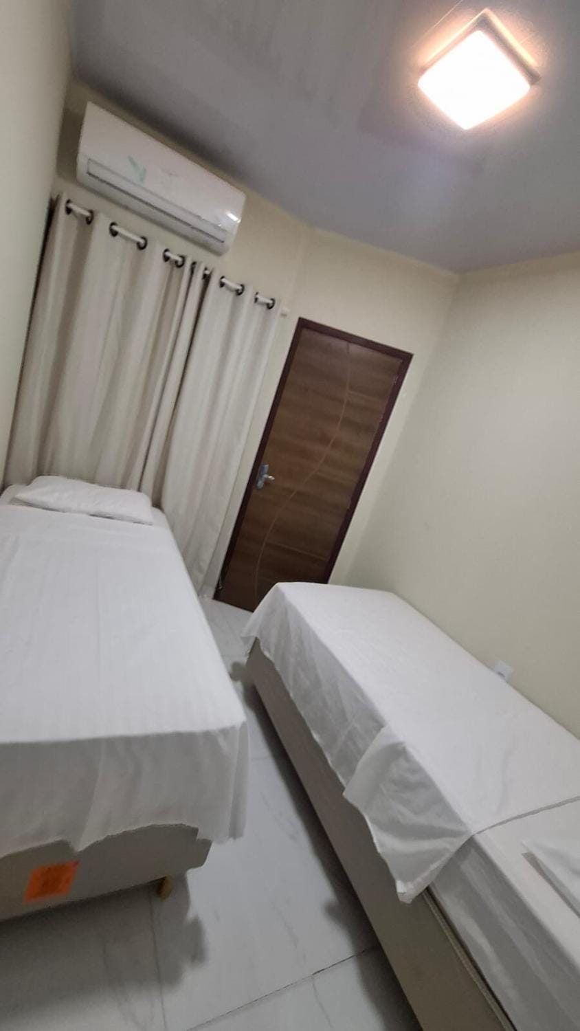 Photo of the whole room, air conditioner