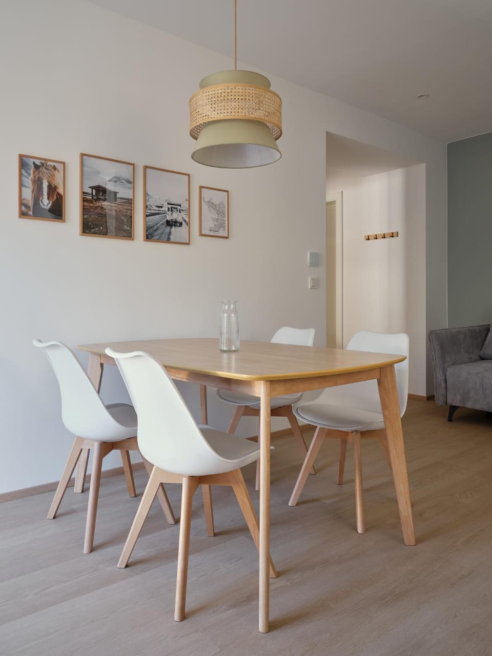 Dining area, air conditioner