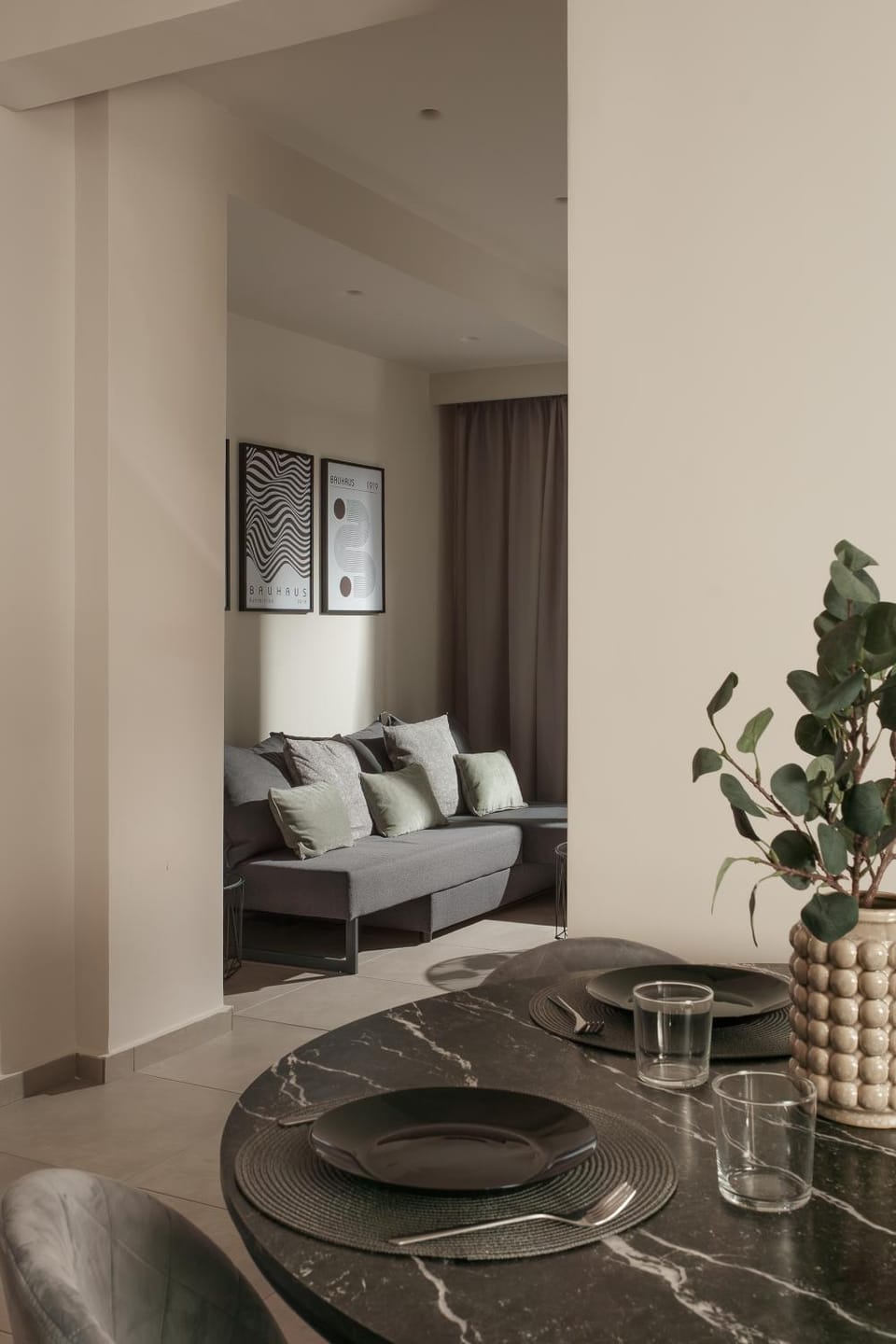 Living room, Seating area, Dining area