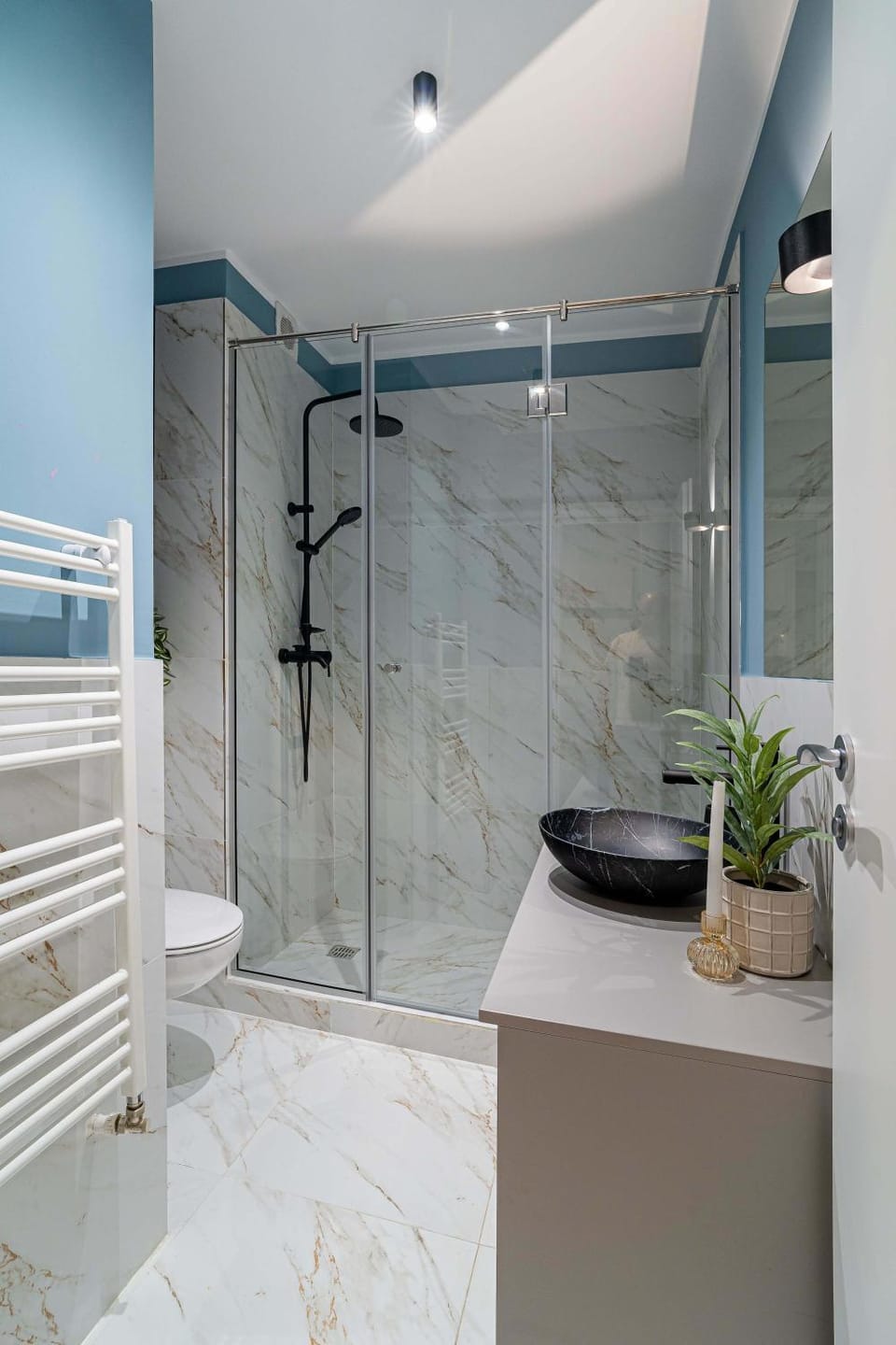 Shower, Bathroom, towels