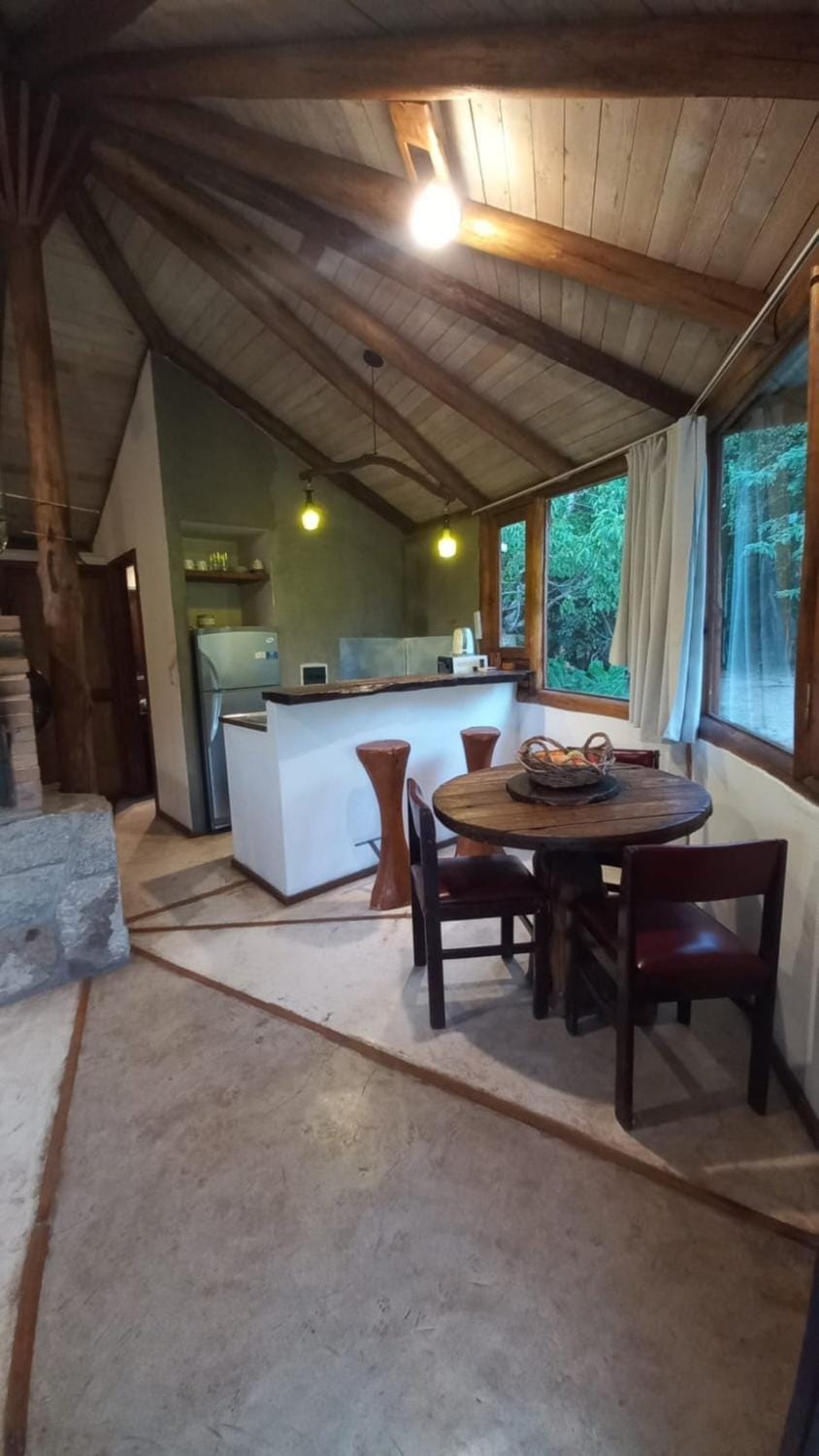 Calandrias in Bendita Tierra House in San Luis Province, Argentina