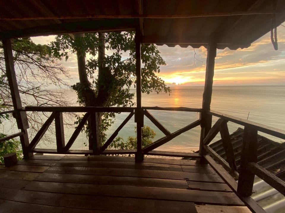 View (from property/room), Balcony/Terrace, Sea view, Sunset