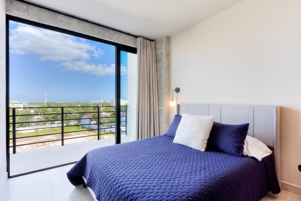 Bed, View (from property/room), Balcony/Terrace, Bedroom