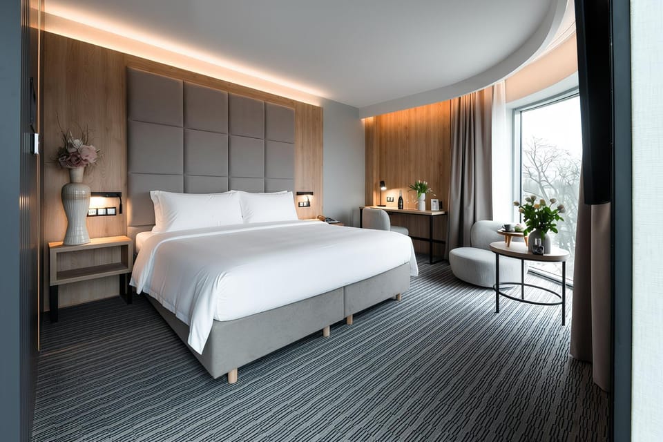 Bed, Photo of the whole room, Bedroom, air conditioner, air conditioner