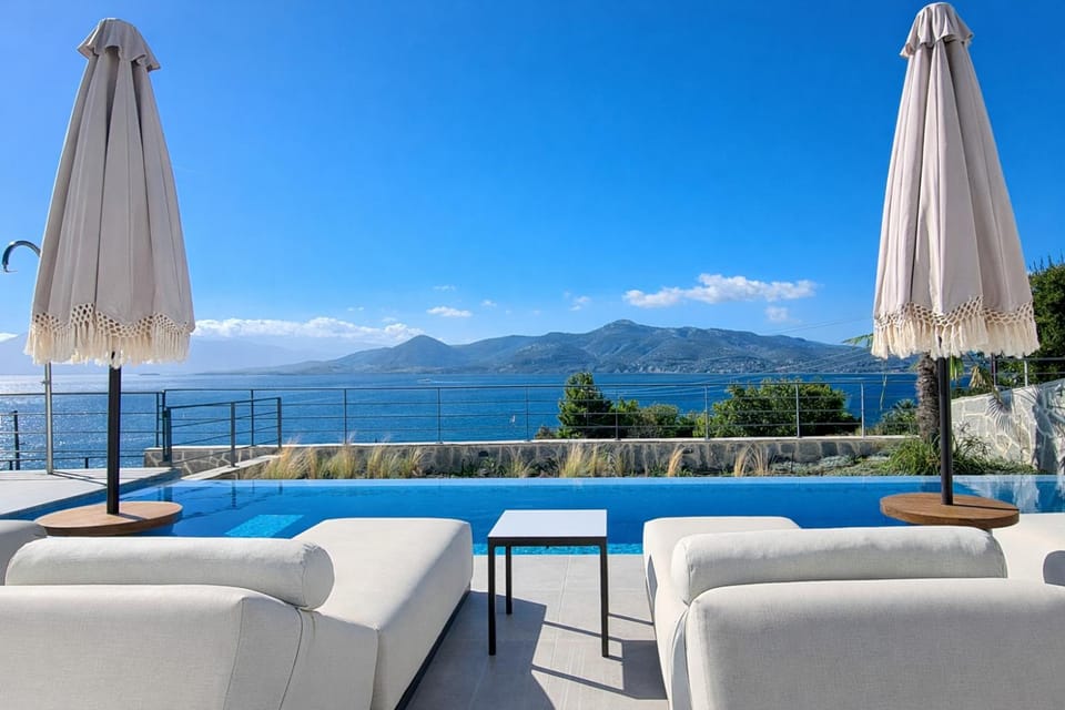 Villa Empeiria - Stunning Sea Views Private Pool Modern Design & Comfort Villa in Peloponnese, Western Greece and the Ionian