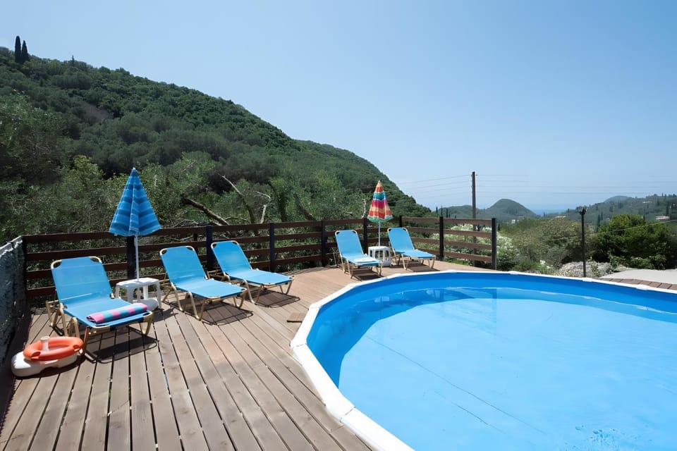 Property building, Living room, Swimming pool