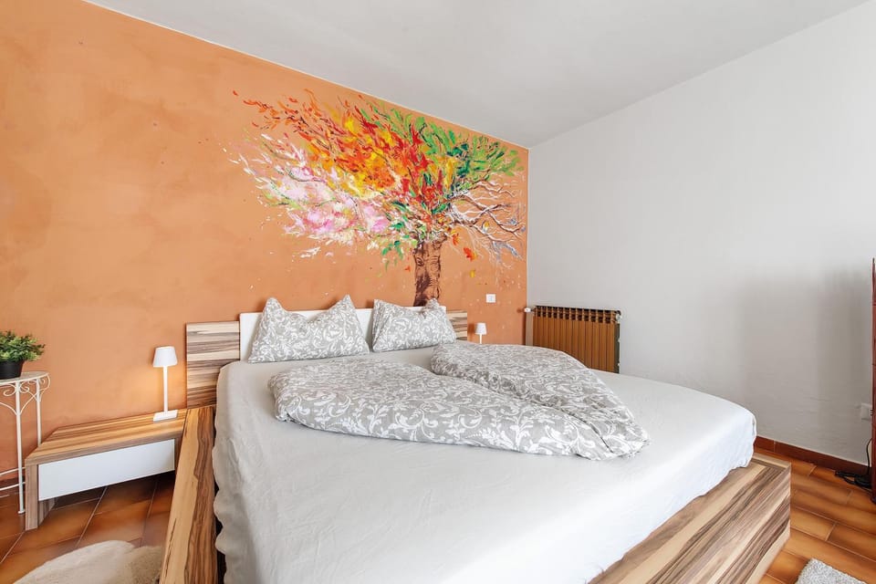 Property building, Living room, Bedroom