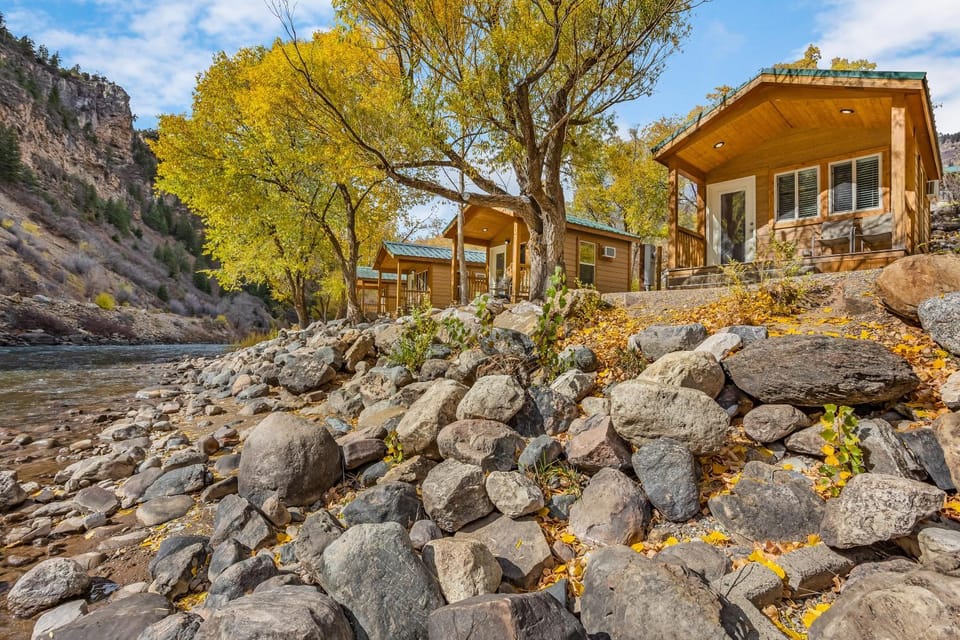Property building, Natural landscape, Mountain view, River view