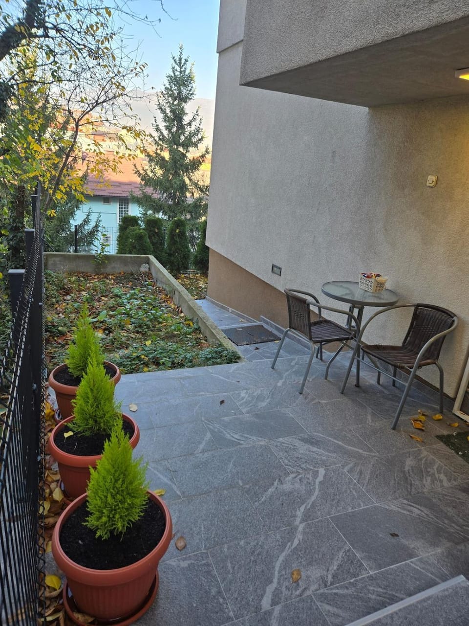 Property building, Patio, Garden