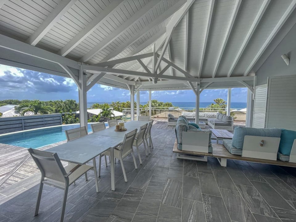 Villa avec piscine et vue mer 12 personnes - GPSA83 Villa in Sainte-Anne