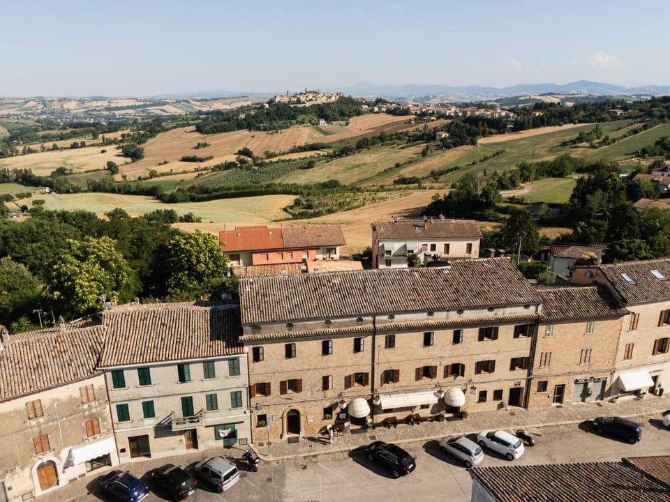 Property building, Natural landscape, Bird's eye view
