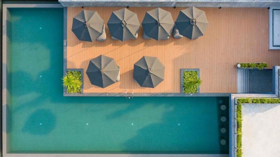 Property building, Day, View (from property/room), Balcony/Terrace, Swimming pool
