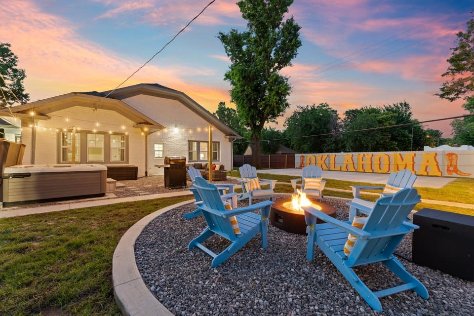 Sunset, Inner courtyard view