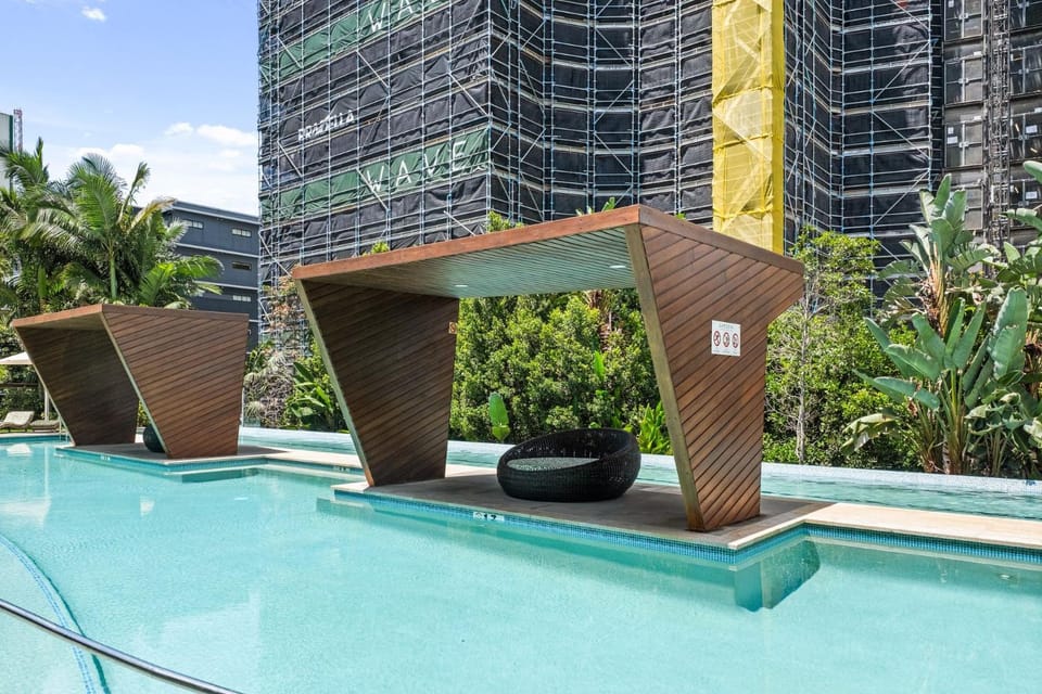 Property building, Day, Pool view