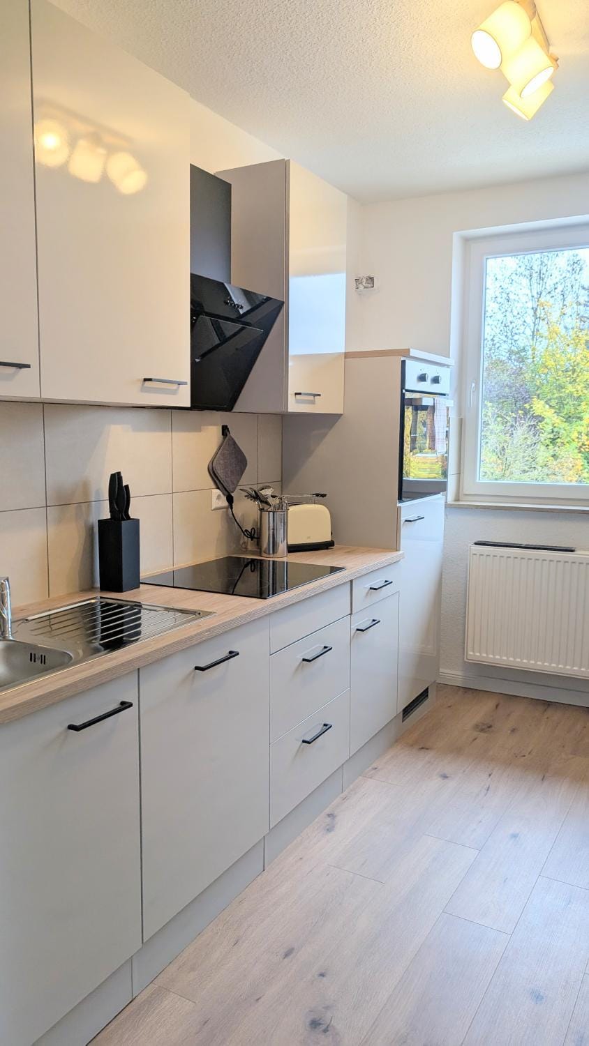 Kitchen or kitchenette, kitchen