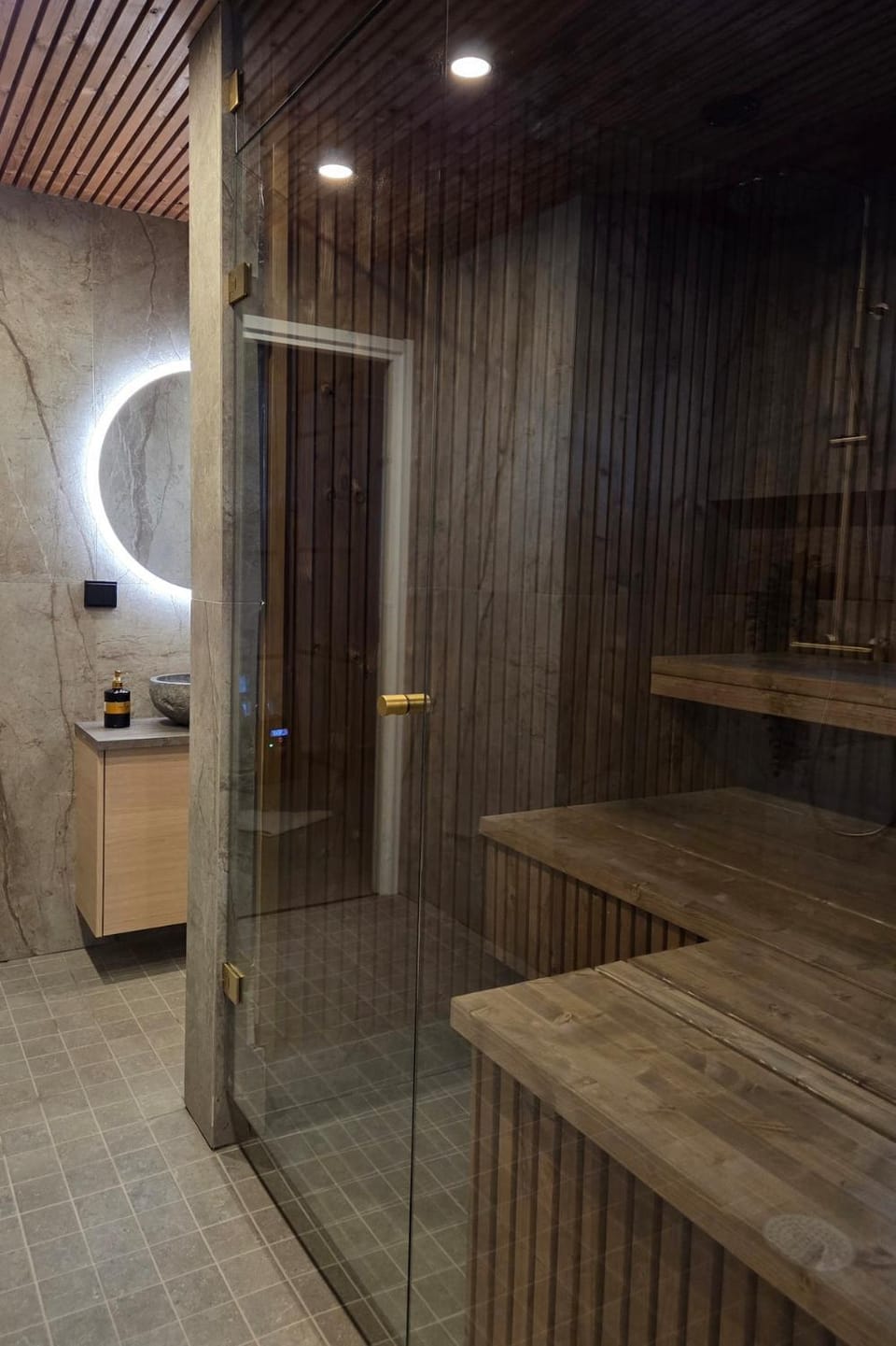 Shower, Sauna, Bathroom