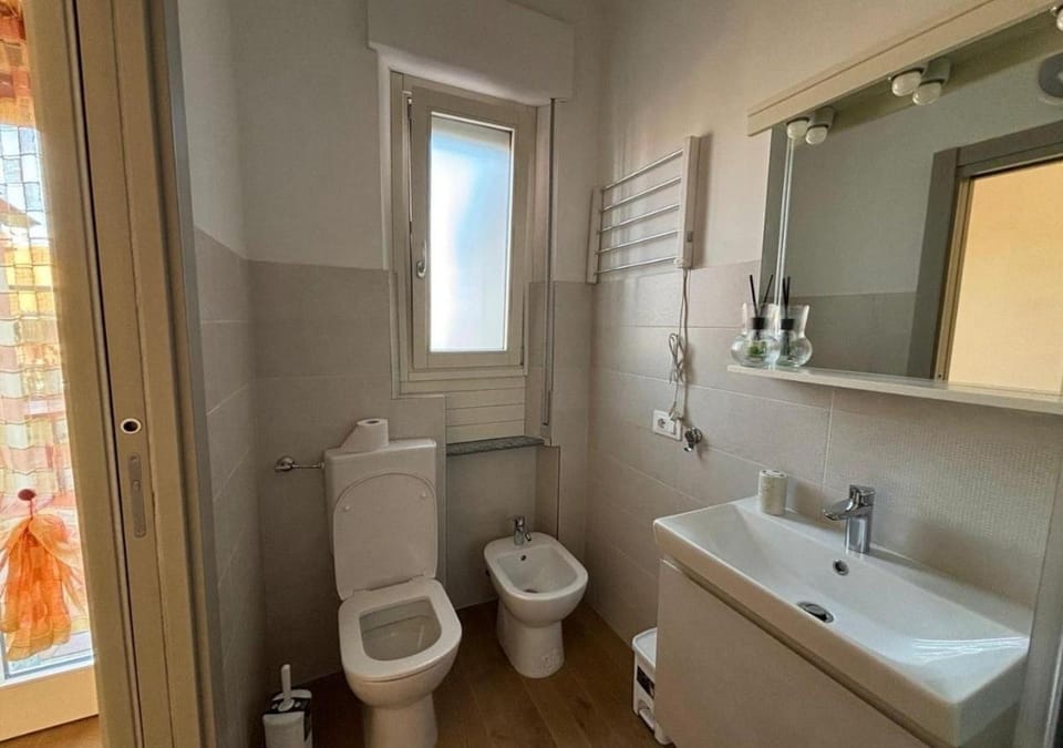 Shower, Toilet, Bathroom, bidet, hair dryier, towels