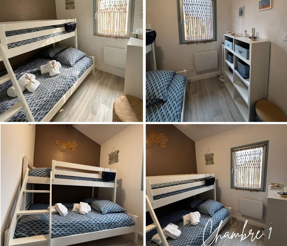 Photo of the whole room, bunk bed