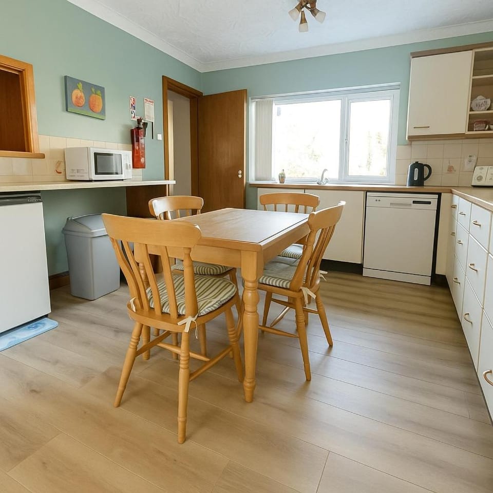 Kitchen or kitchenette, Dining area, oven, stove, toaster