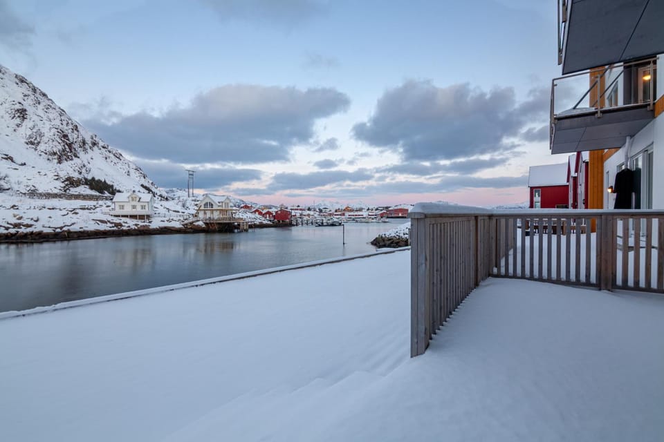 Natural landscape, Winter, Mountain view, Sea view