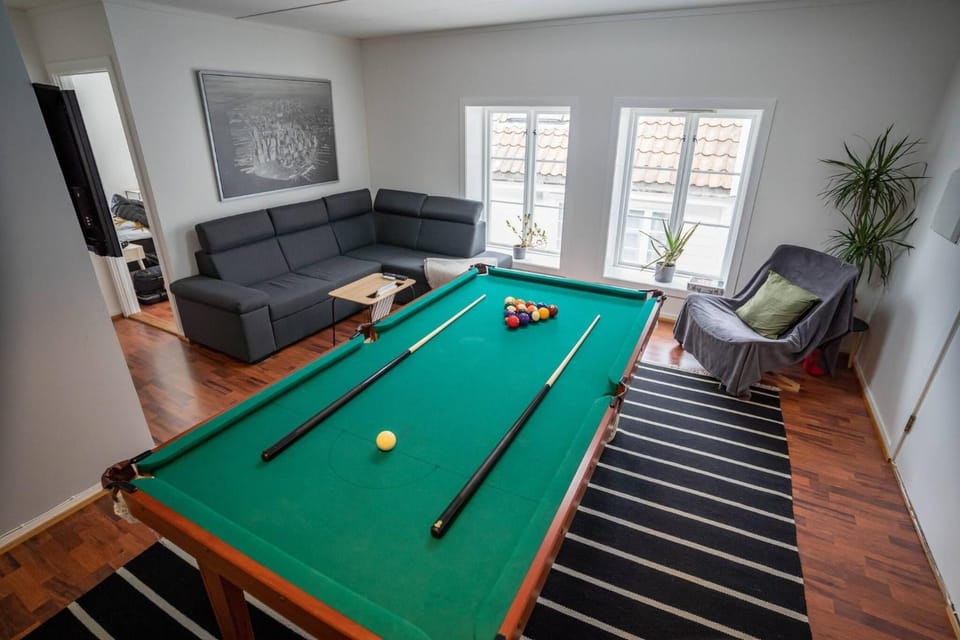Stavanger BnB 15 Central Apartment with Private Sauna Billiards Apartment in Stavanger