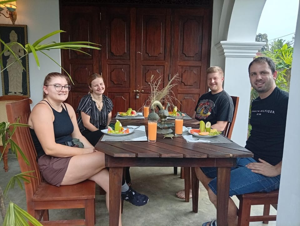 Patio, People, group of guests