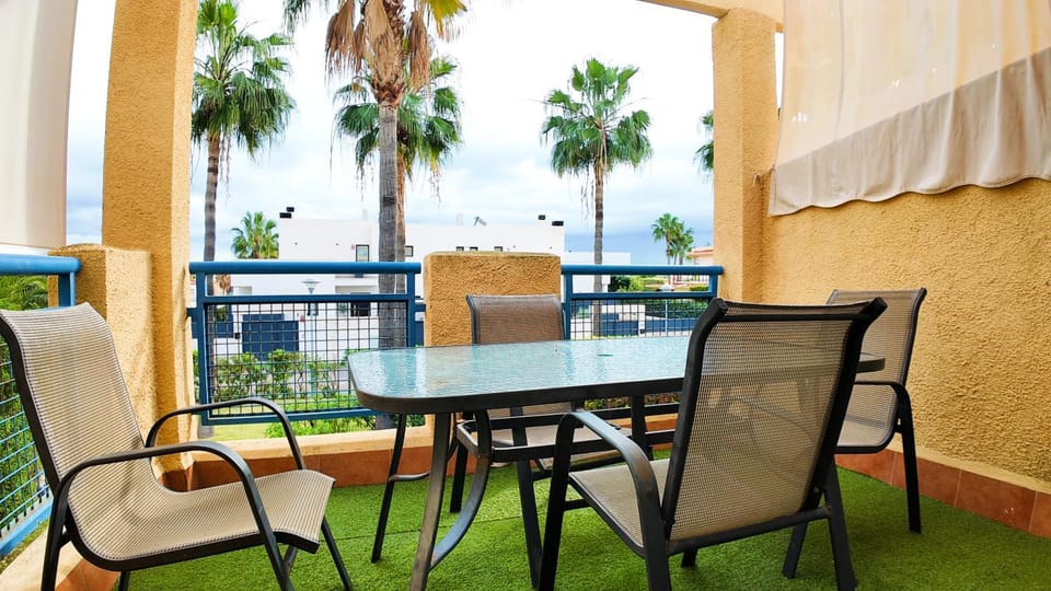Patio, Day, Natural landscape, View (from property/room), Balcony/Terrace, Living room, Dining area, Sea view