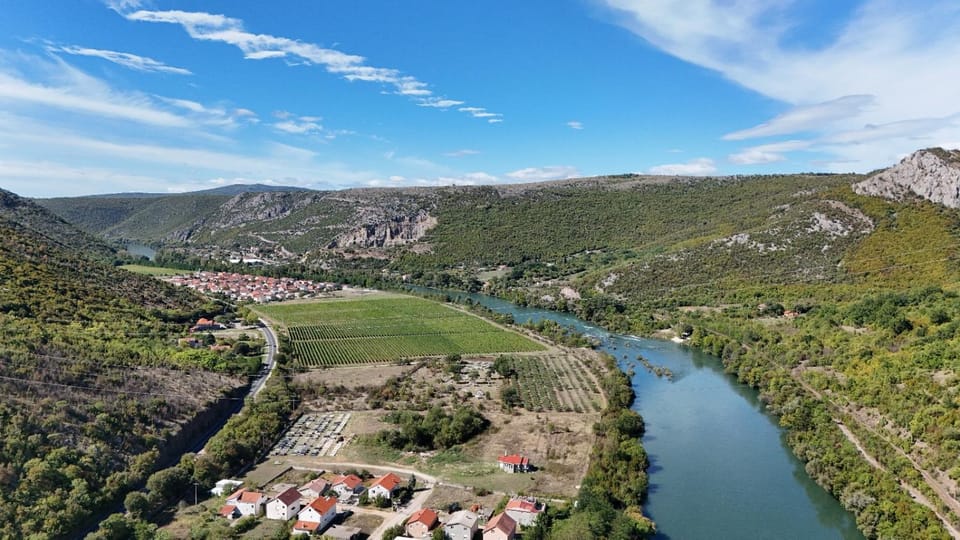Natural landscape, Bird's eye view, Mountain view, River view