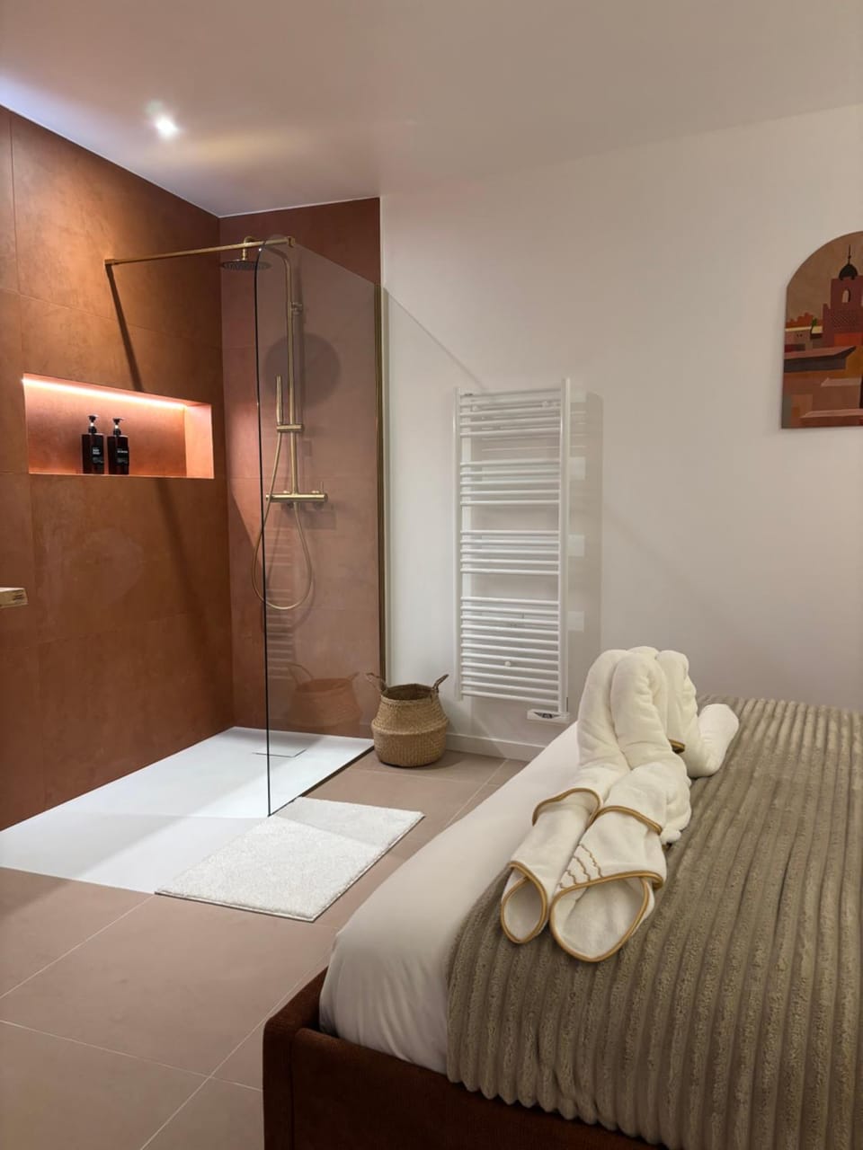 Suite orientale avec baignoire balnéo Apartment in Cagnes-sur-Mer
