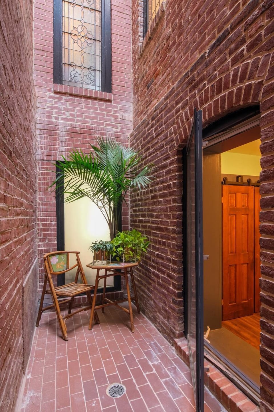Property building, Patio, Inner courtyard view