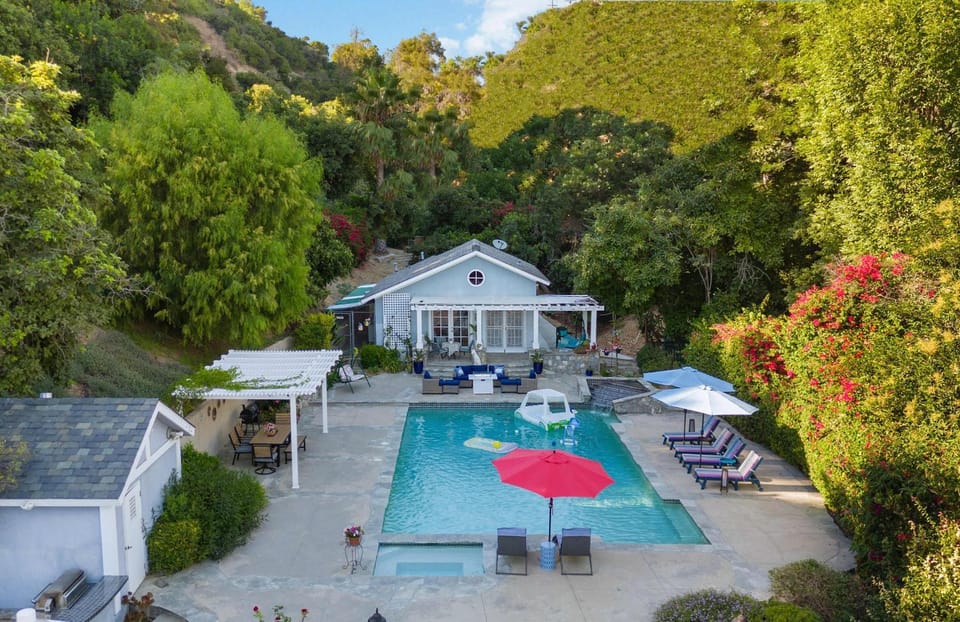 Luxury LA Garden Estate Private Pool HotTub Tennis House in La Habra