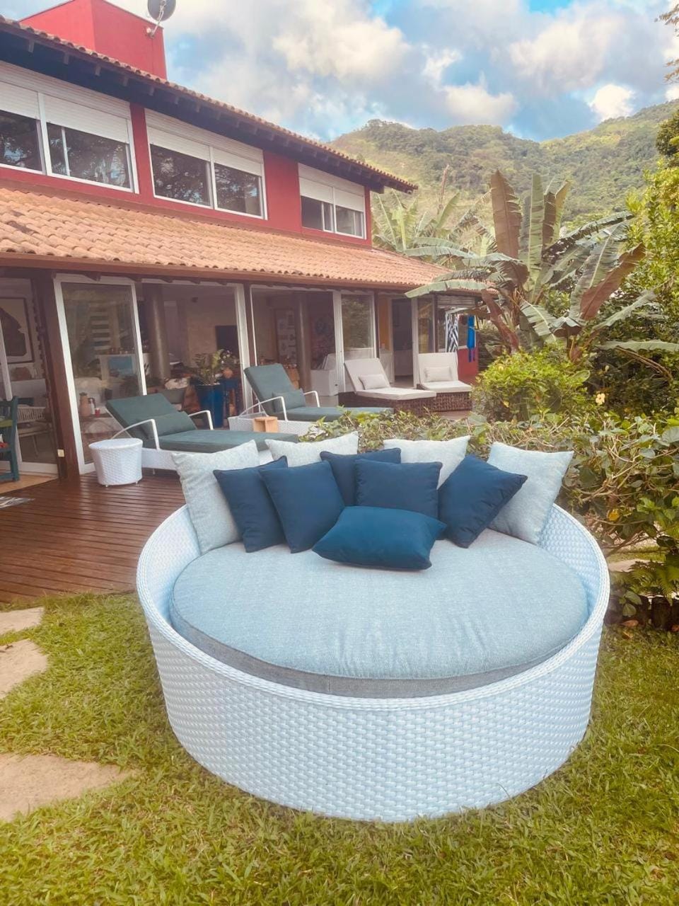 Property building, Patio, Garden view