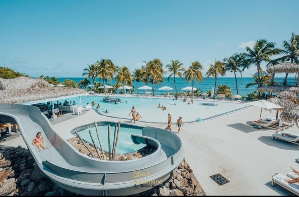 Studio 715 at Diamant - Sea View, Rock, Pool Apartment in Le Diamant
