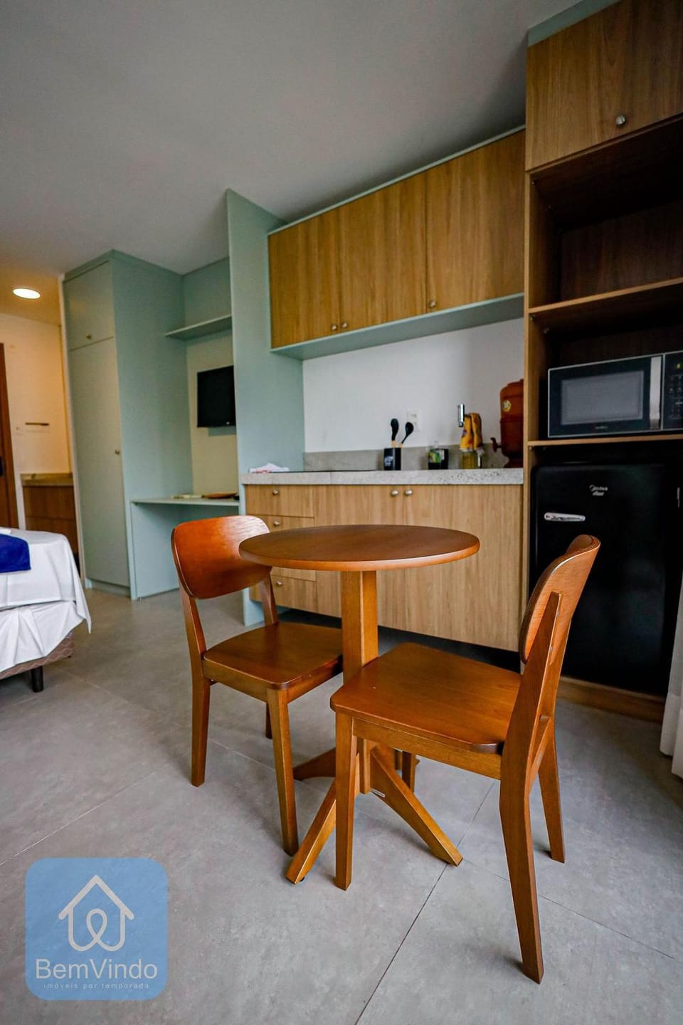 Kitchen or kitchenette, Living room