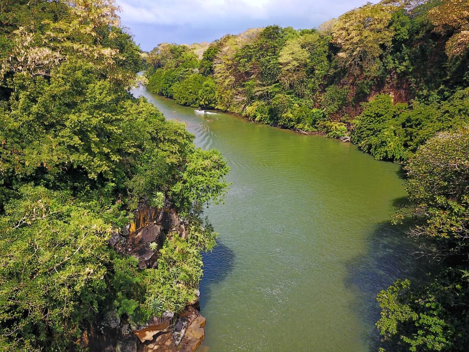 Day, Natural landscape, Canoeing, River view
