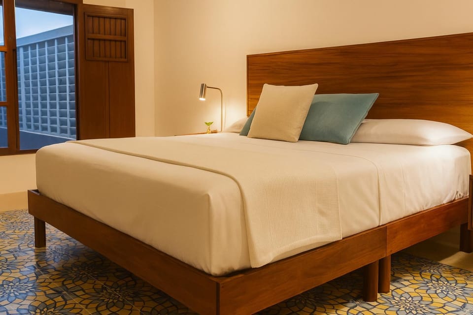 Property building, Bed, Bedroom