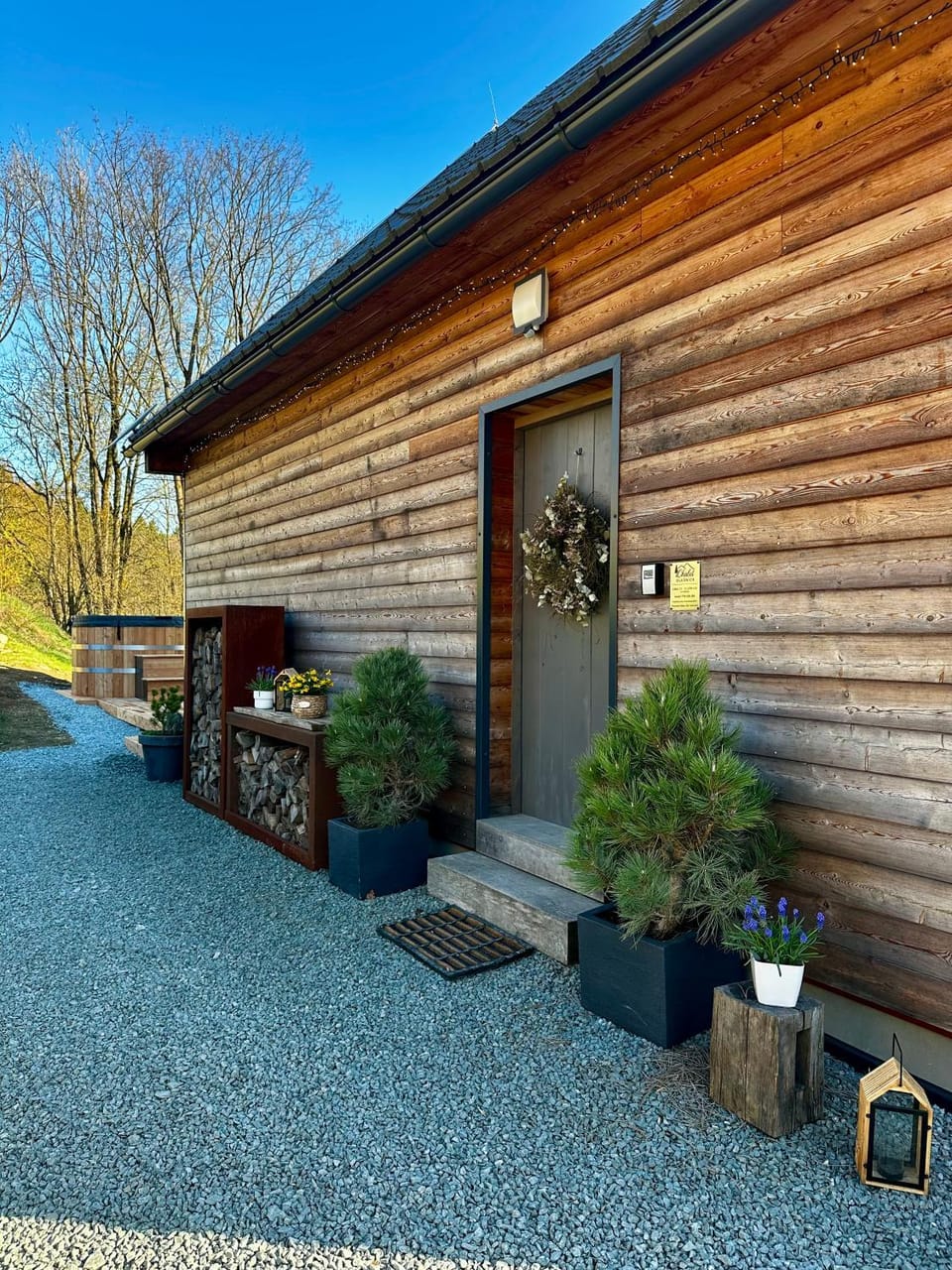 Property building, Spring, Day