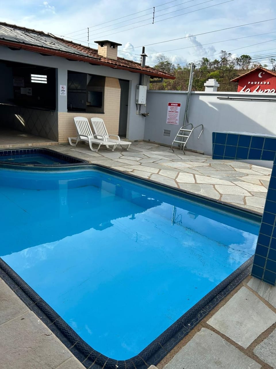 Day, Pool view, Swimming pool, sunbed