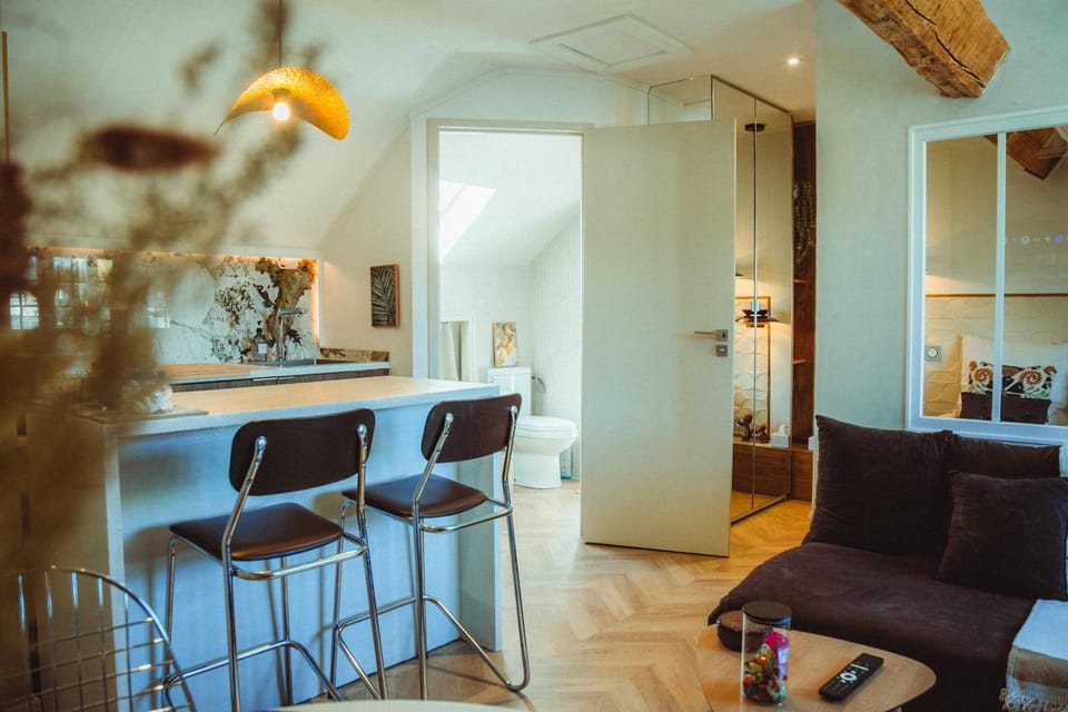 La Suite Media, Elégante suite en centre-ville, appartement avec vue Apartment in Occitanie