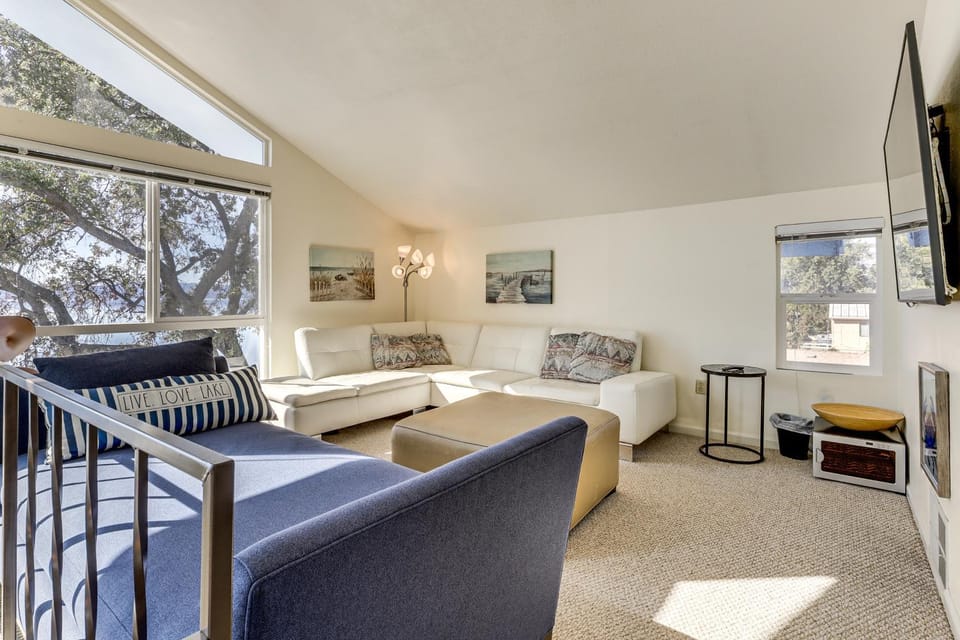 Panoramic Views! Home with Boat Slip on Clear Lake House in Lucerne