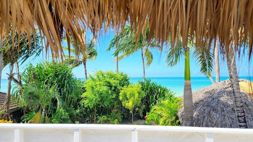 BEACH FRONT 3 Bedroom Villa with Pool Sleeps 7 House in Las Terrenas