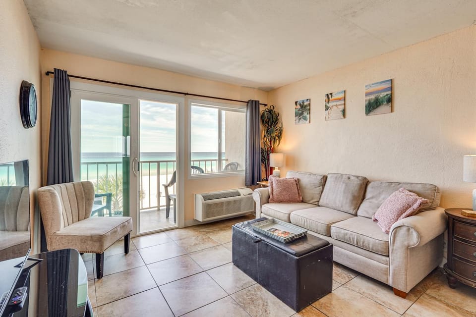 Prime Beach Access & Gulf-View Balcony! PBC Condo House in Panama City Beach