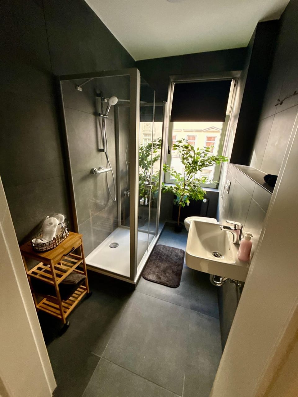 Shower, Bathroom, towels