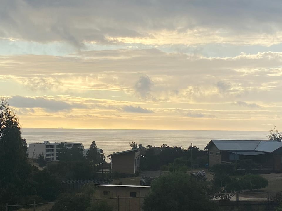 Natural landscape, Sea view, Sunset