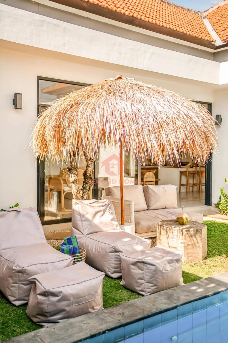 Luxury 3BR Umalas Villa Pool & Wi-Fi House in North Kuta