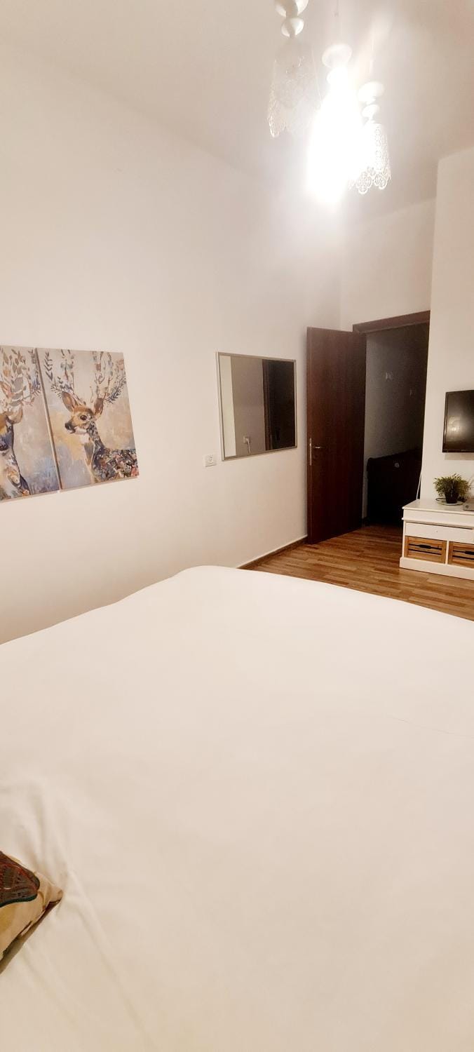 Bed, TV and multimedia, Photo of the whole room, Bedroom
